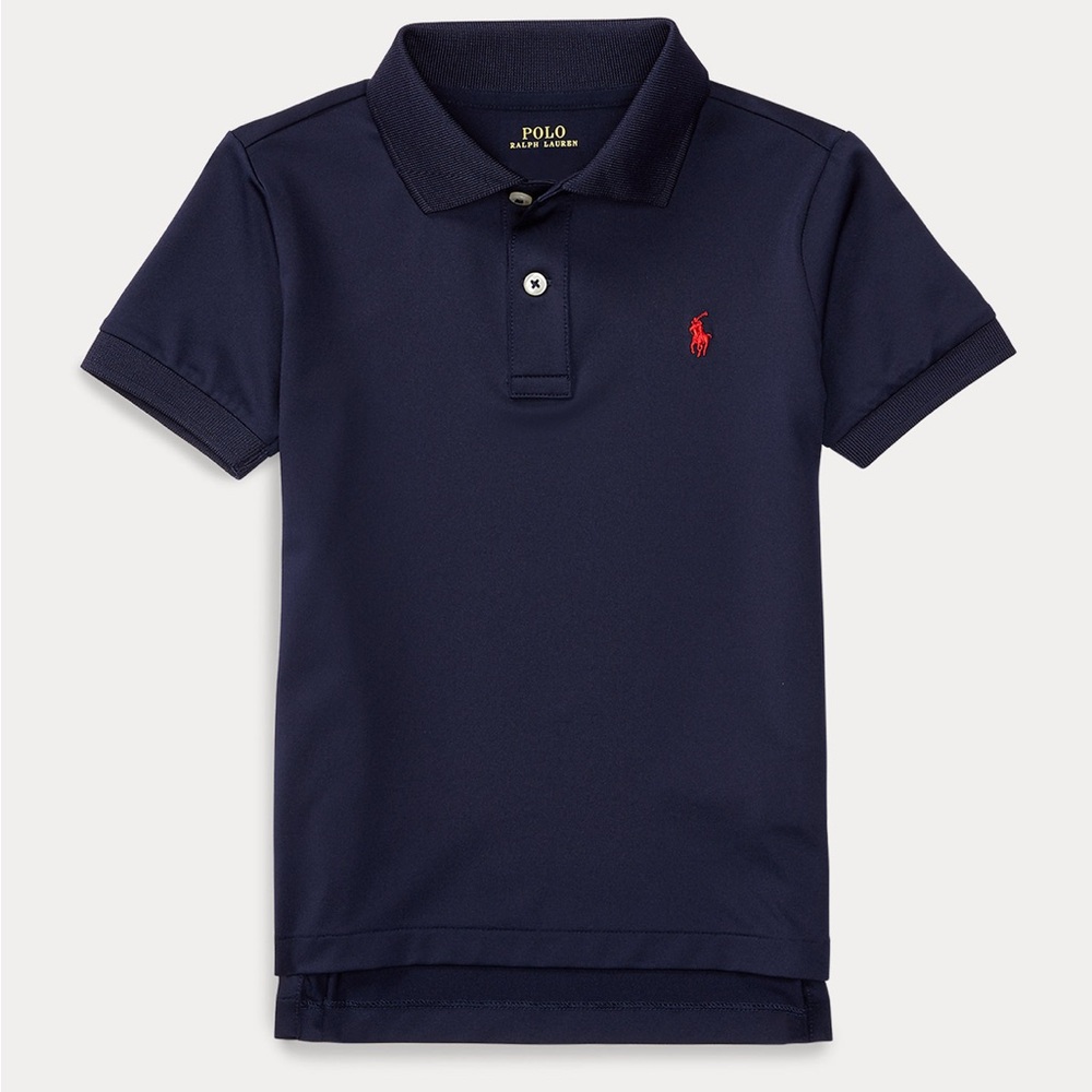 Polo Ralph Lauren Youth Performance Jersey Polo Shirt Navy